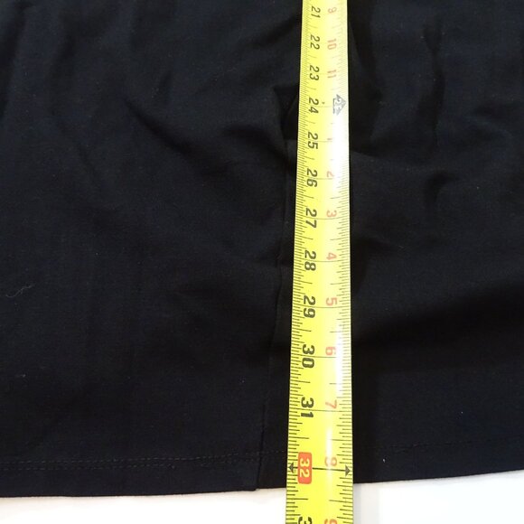 Vintage Cameo Black Long Sleeve Burnout Velvet Detail Fitted Dress Women Size L - Picture 11 of 11